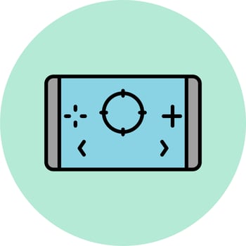 Mobile Game Vector Icon
