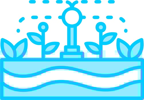 Irrigation System Vector Icon