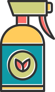 plants spray bottle Vector Icon