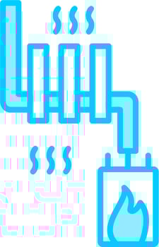 Heat System Vector Icon