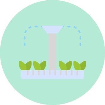 Sprinklers Plants Vector Icon