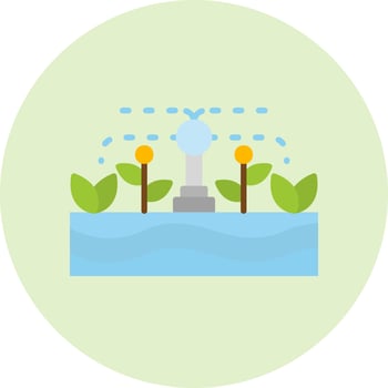 Irrigation System Vector Icon