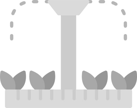 Sprinklers Plants Vector Icon
