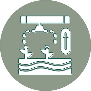 Water Control Vector Icon