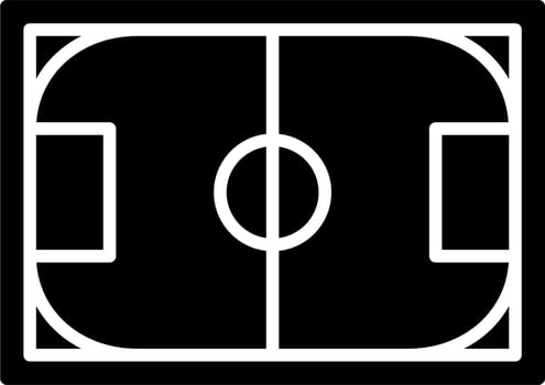 Football Pitch Vector Icon