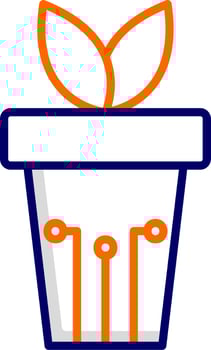 Smart Plant Vector Icon