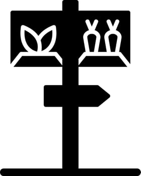 Farm Direction Vector Icon