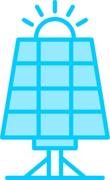 Solar Panel Icon vector