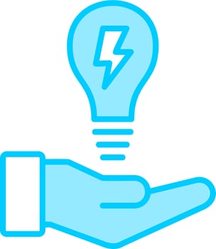 Saving Energy Vector Icon