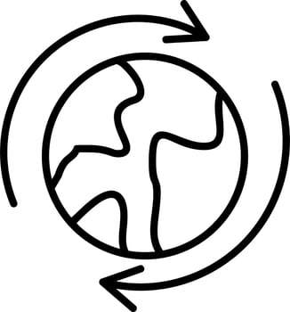 Planet Earth Vector Icon