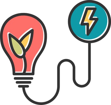 Eco Light Vector Icon