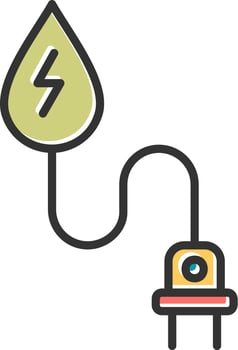 Hydro Power Vector Icon