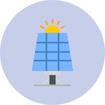 Solar Panel Icon vector