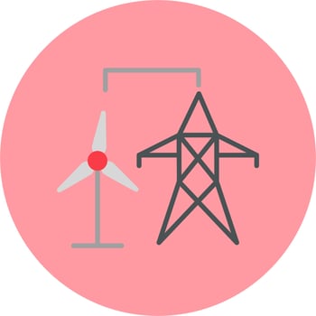 Power Generation Vector Icon