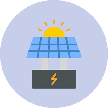 Solar Panel Vector Icon