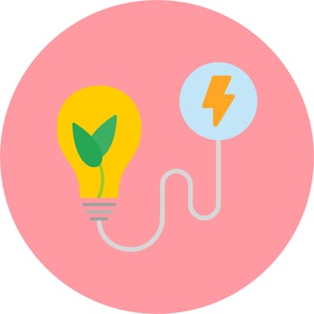 Eco Light Vector Icon
