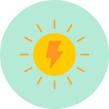 Solar Power Vector Icon