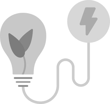 Eco Light Vector Icon
