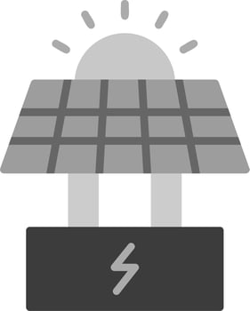 Solar Panel Vector Icon