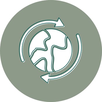 Planet Earth Vector Icon