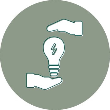 Save Energy Vector Icon
