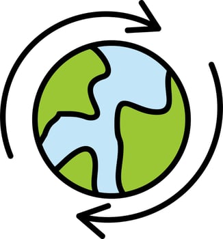 Planet Earth Vector Icon