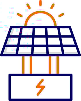 Solar Panel Vector Icon