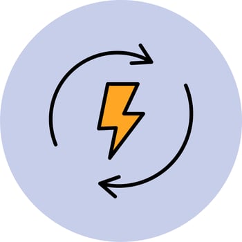 Renewable Energy Vector Icon