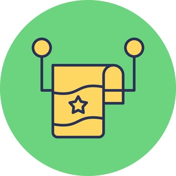 Towel Hanger Vector Icon