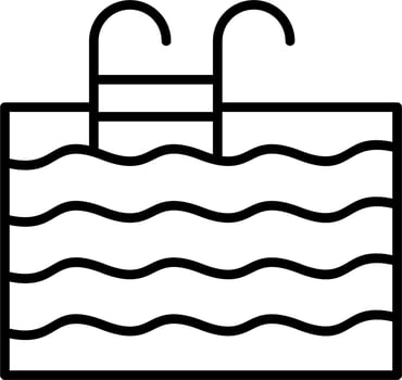 Swimming Pool Vector Icon