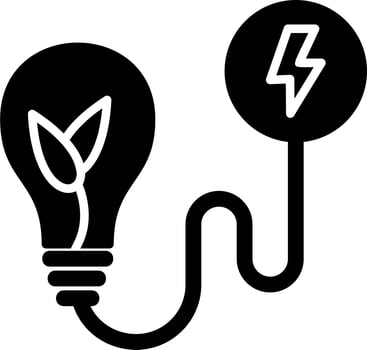 Eco Light Vector Icon