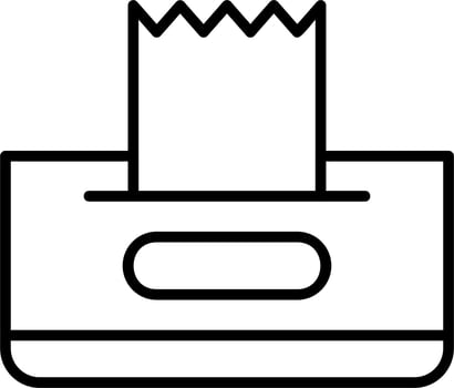 Tissue Box Vector Icon