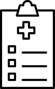 Health Report Vector Icon