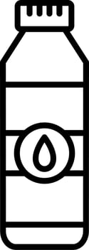 Water Bottle Vector Icon