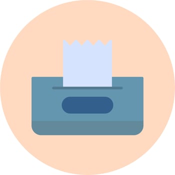 Tissue Box Vector Icon