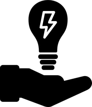 Saving Energy Vector Icon