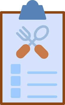 Food Report Vector Icon