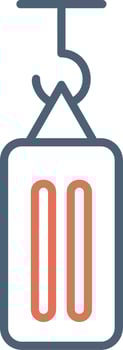 Boxing Bag Vector Icon