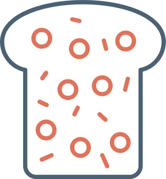 Whole Wheat Bread Vector Icon