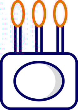 Cotton Buds Vector Icon