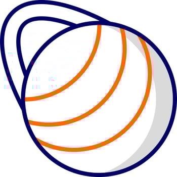 Gym Ball Vector Icon