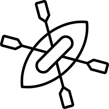 Kayak Vector Icon