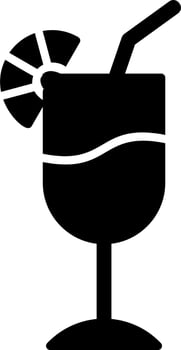 Orange Juice Vector Icon