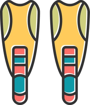 Flippers Vector Icon