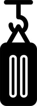 Boxing Bag Vector Icon