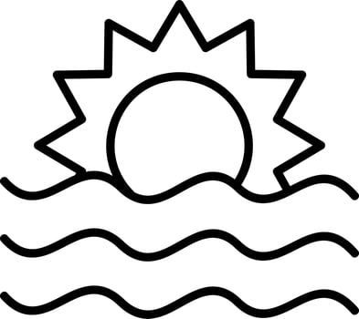 Sunrise Vector Icon