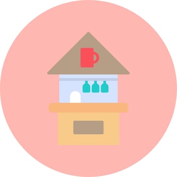 Beach Hut Vector Icon