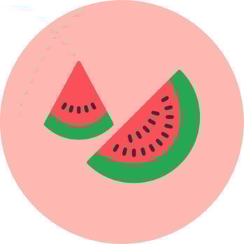 Watermelon Vector Icon