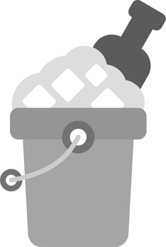 Ice Bucket Vector Icon