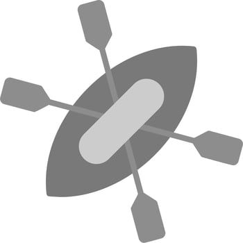 Kayak Vector Icon